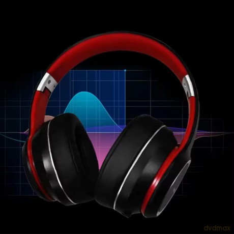 Słuchawki nauszne bluetooth HD200 Czerwone