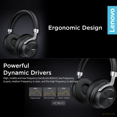 Słuchawki nauszne bluetooth HD800 Czarne