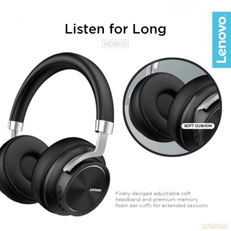 Słuchawki nauszne bluetooth HD800 Czarne