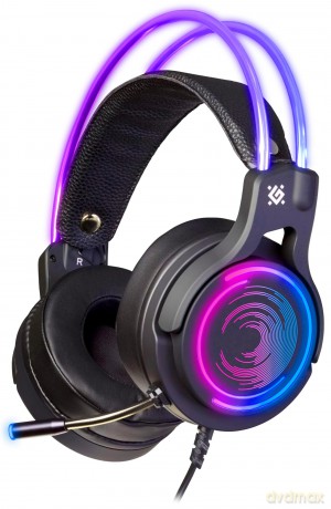 Słuchawki nauszne z mikrofonem COSMO PRO 7.1 RGB, USB