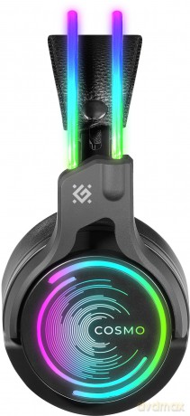 Słuchawki nauszne z mikrofonem COSMO PRO 7.1 RGB, USB