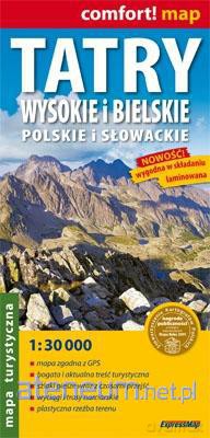 Comfort! map Tatry Wys i Biel, Pol i Sł 1:30 000 [KSIĄŻKA]