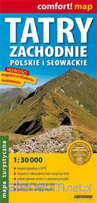 Comfort! map Tatry Zach Pol i Słow 1:30 000 [KSIĄŻKA]