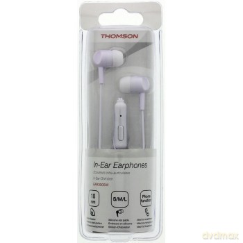 Słuchawki przewodowe z mikrofonem EAR3005W Białe