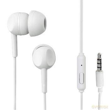 Słuchawki przewodowe z mikrofonem EAR3005W Białe