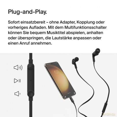 Słuchawki Rockstar USB-C czarne