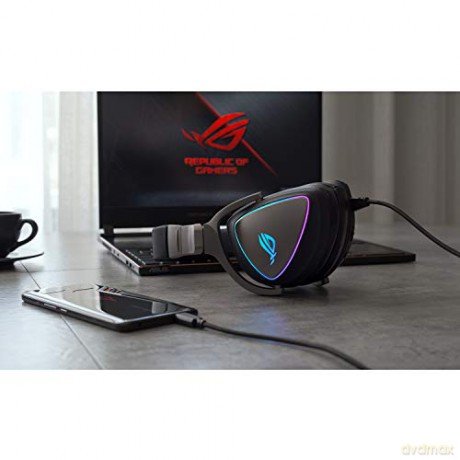 Słuchawki ROG Delta RGB ESS Quad-DAC, Hi-Res, USB-C