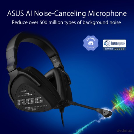 Słuchawki ROG Delta S Animate USB czarne