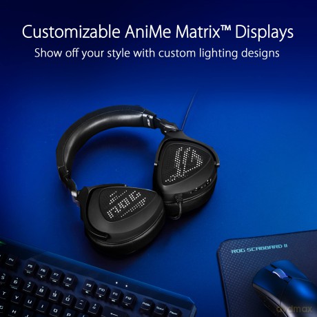Słuchawki ROG Delta S Animate USB czarne