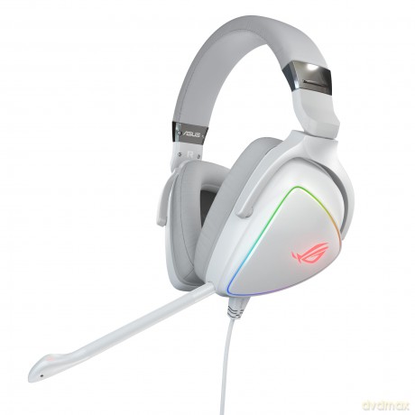Słuchawki ROG Delta White Edition USB-C/PC/PS5