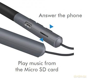 Słuchawki sportowe Bluetooth z mikrofonem Douszne