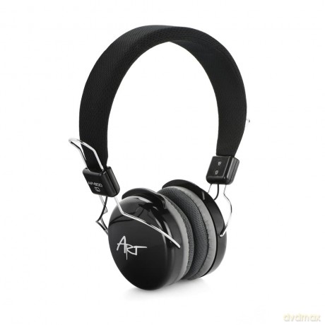 Słuchawki stereo AP-60MD z mikrofonem, czarne