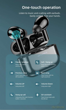 Słuchawki stereo Bluetooth T29 TWS Czarne