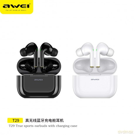 Słuchawki stereo Bluetooth T29 TWS Czarne