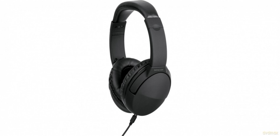 Słuchawki Stereo przewodowe SEP 636BK, 100dB odłączany kabel 1,2m