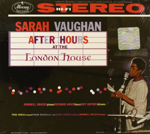 Sarah Vaughan: After Hours At The London House Lpr [CD]