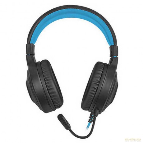Słuchawki Warhawk RGB dla graczy czarno-niebieskie