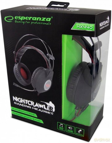 Słuchawki z mikrofonem gaming Nightcrawler