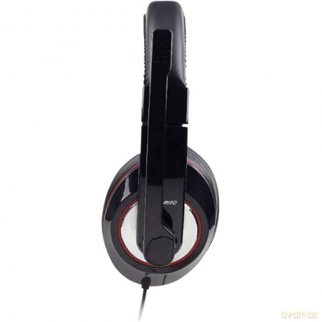 Słuchawki z mikrofonem MHS-U-001 USB czarne