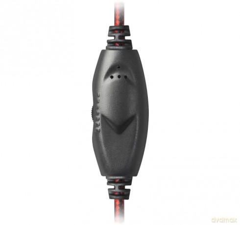 Słuchawki z mikrofonem WARHEAD G-370 Czarno-czerwone