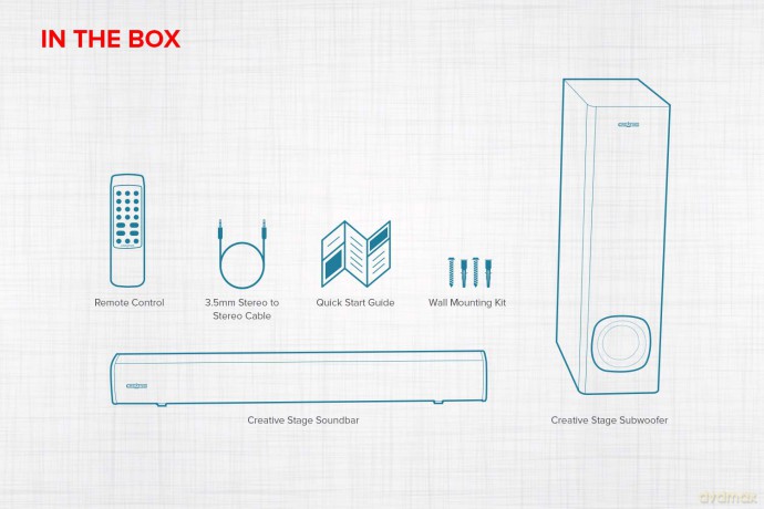 Soundbar bezprzewodowy Stage 2.1 z subwooforem
