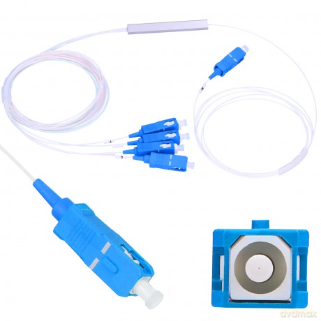 Splitter PLC 1:4 SC/UPC 900UM 1.5m