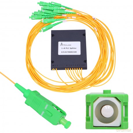 Splitter PLC 1:8 SC/APC ABS 2.0mm 1.5m G657A