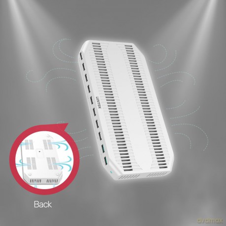 Stacja ładująca 10xUSB; 96W; 2xQC3.0; Y-2190A