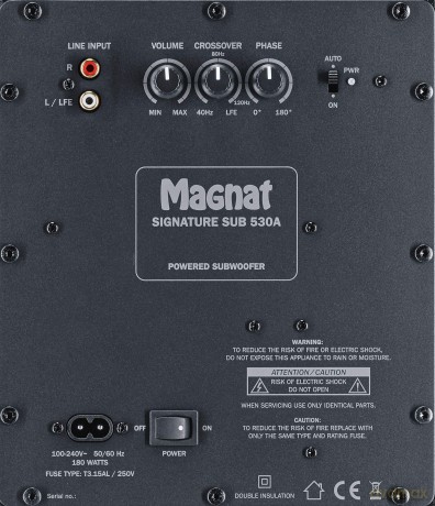 Subwoofer Signature SUB 530A mocca