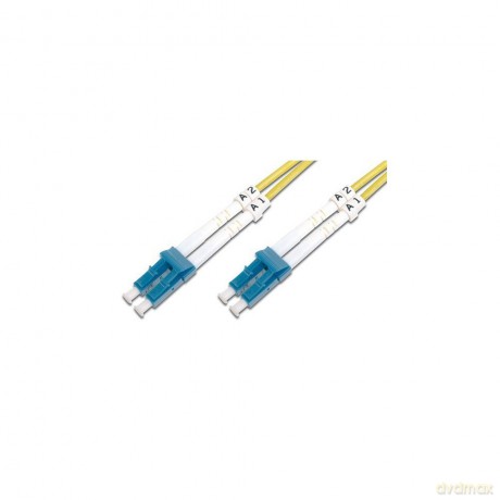 Światłowód krosowy LC-L C duplex 9/125 OS2, SM 1m