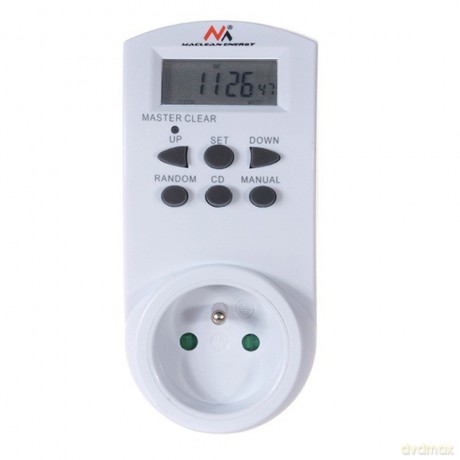 Timer cyfrowy Energy MCE05 10 programów CD funkcja Random 3600W - Czasomierz - programator