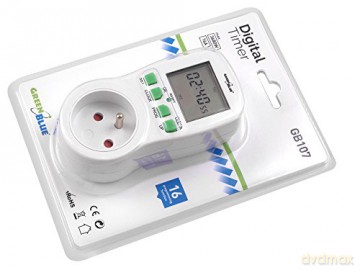 Timer cyfrowy GB107 GreenBlue 16 programów