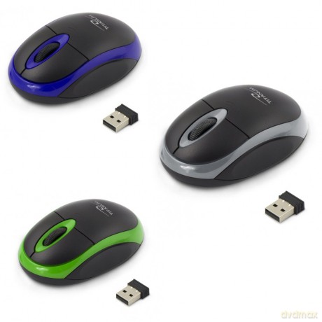 TITANUM MYSZ VULTURE 3D OPTYCZNA BEZPRZEWODOWA 2.4GHz CZARNA/SZARA