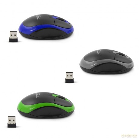 TITANUM MYSZ VULTURE 3D OPTYCZNA BEZPRZEWODOWA2.4GHz CZARNY/NIEBIESKI