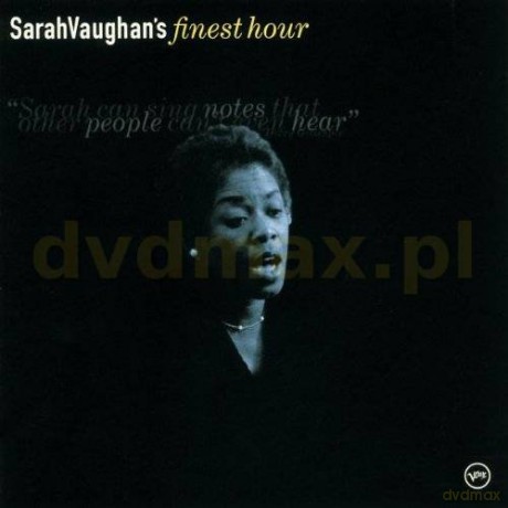 Sarah Vaughan: Finest Hour [CD]