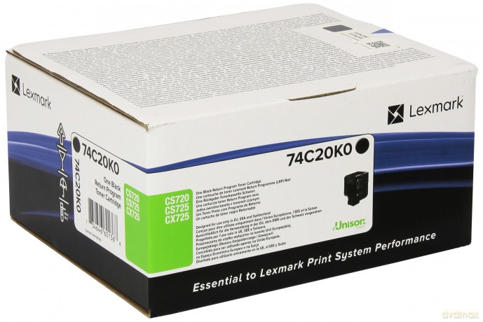 Toner 74C20K0 do CS720, CS725 czarny