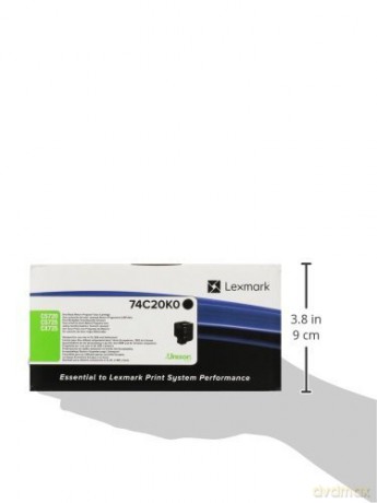 Toner 74C20K0 do CS720, CS725 czarny