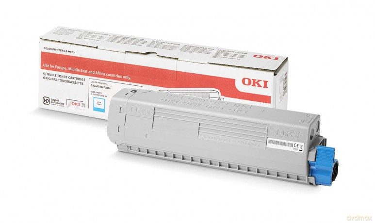 Toner C824/834/844 5k 47095703 cyan