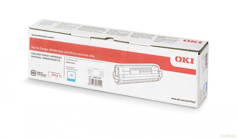 Toner C834/844 46861307 10k cyan