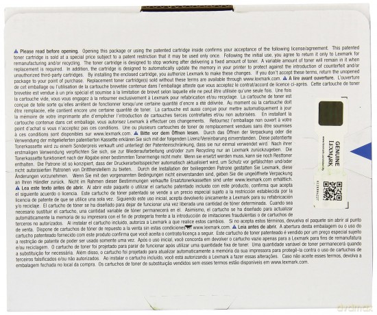 Toner CS720, CS725 MG 3K 74C20M0