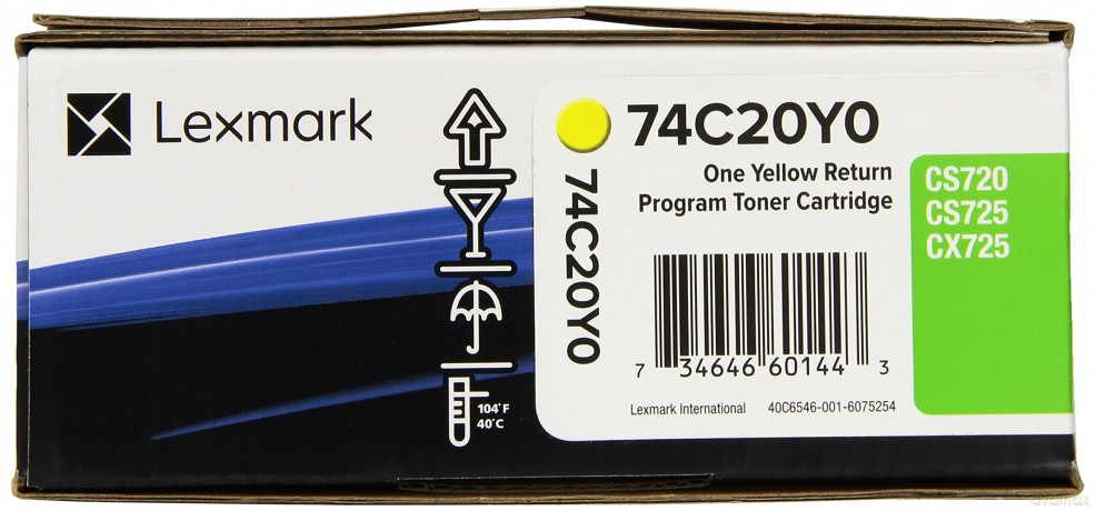 Toner CS720, CS725 YE 3K 74C20Y0