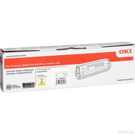 Toner do MC853/873 Yellow 7.3k