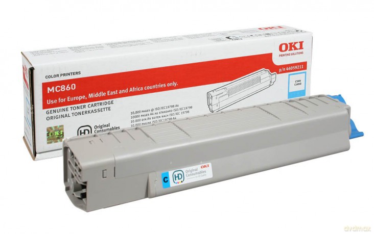 Toner do MC860 CYAN 10K 44059211