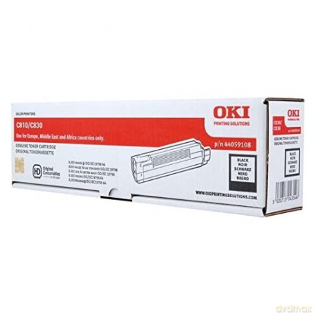 Toner-C810/C830 BLACK 8K 44059108