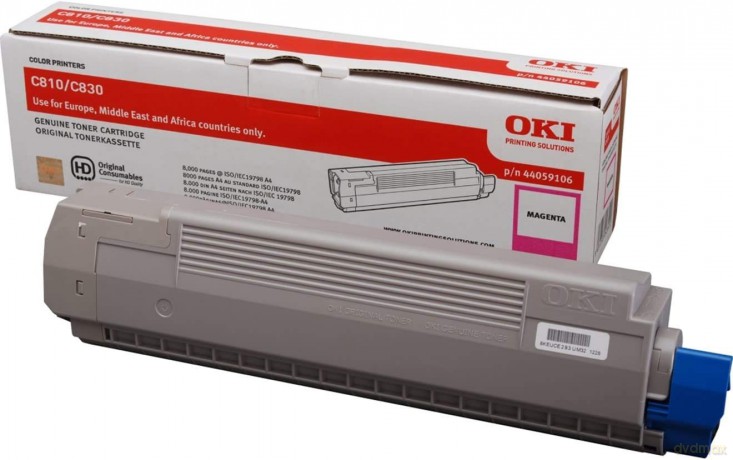 Toner-C810/C830 MAGENTA 8K 44059106