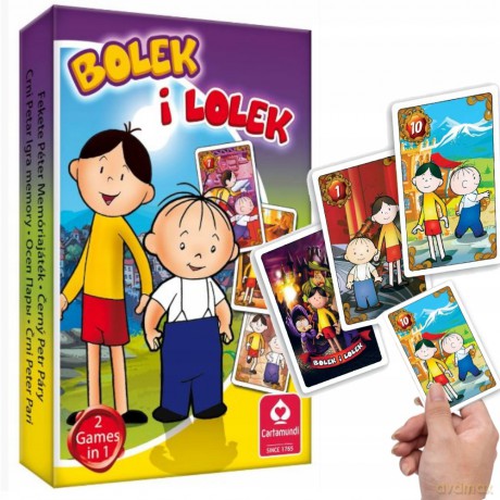 TREFL Czarny Piotruś/Memo - Bolek i Lolek Cartamundi [KARTY]