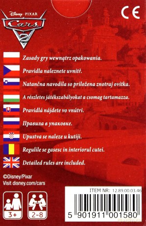 Czarny Piotruś/Memo - Cars 2 Cartamundi [KARTY]