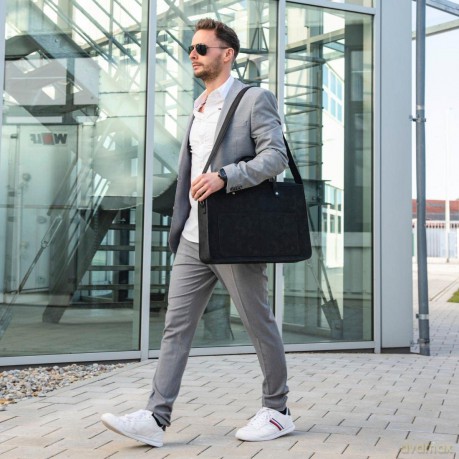 Torba do laptopa Classy 13.3-14.1 cala Czarna