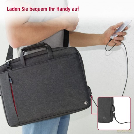 Torba do laptopa Manchester 15,6 cala Czarna