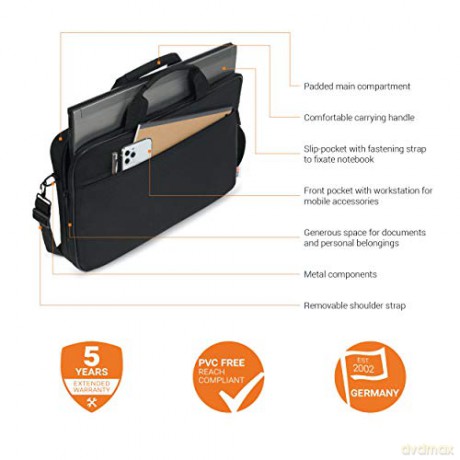 Torba do notebooka 15-17.3 cali BASE XX, czarna